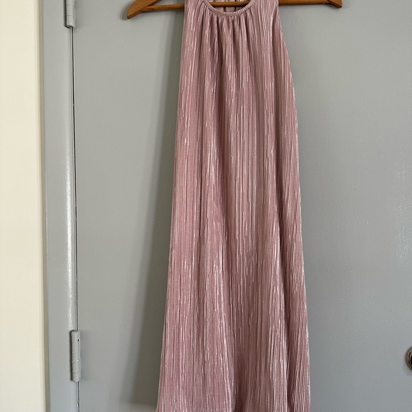 RACHEL ROY Womens metallic Pink Pleated Sleeveless Above The Knee Party Shift - Picture 8 of 11